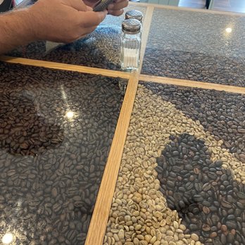 Java River Cafe & Bakery - The table is super cool! - Bakeries Near Me - Keokuk, Iowa