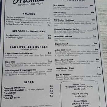 The Kitchen at Atomic - brunch menu - New American Near Me - Las Vegas, Nevada