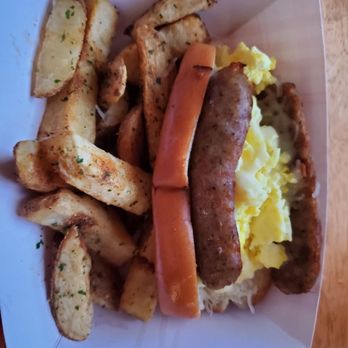 Angie’s Lobster - Sausage egg and cheese breakfast sandwich - Sandwiches Near Me - Phoenix, Arizona