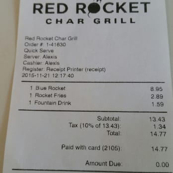 Rockit Char Grill - Will try something else next time. - Burgers Near Me - Hayward, California