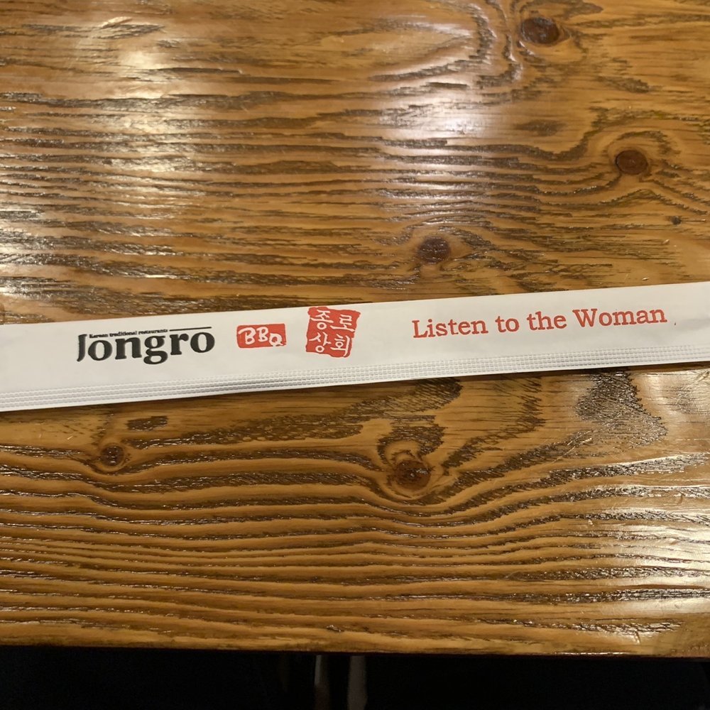 Jongro BBQ Flushing - Listen to the woman?!?  Hello!!!  Where can I buy these disposable chopsticks in bulk?!? - Korean Near Me - Flushing, New York
