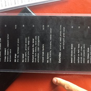 Tin Box - Menu - Barbeque Near Me - Vieques, Puerto Rico