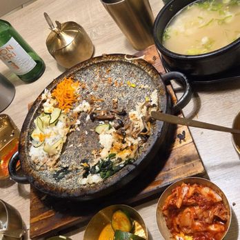 Bibimboom - Halfeaten bibimbap and gam tang - Korean Near Me - San Diego, California Bibimboom - Halfeaten bibimbap and gam tang - Korean Near Me - San Diego, California