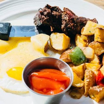Quinn's On The Corner - Steak and eggs with cheddar cheese per request! (Image by calmprettyinsightful.com) - Bars Near Me - Arlington, Virginia Quinn's On The Corner - Steak and eggs with cheddar cheese per request! (Image by calmprettyinsightful.com) - Bars Near Me - Arlington, Virginia