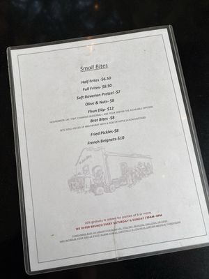 Menu photo 7 The Back Abbey - Claremont Claremont, CA