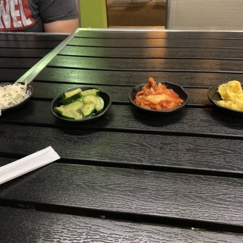 Arario - Side dishes-type of coleslaw, zucchini, kimchi, mashed sweet potato - Korean Near Me - Reno, Nevada