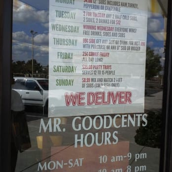 Goodcents Deli Fresh Subs - Daily specials - Delis Near Me - Glendale, Arizona Goodcents Deli Fresh Subs - Daily specials - Delis Near Me - Glendale, Arizona