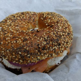 Aromas Village Coffee - Lox bagel with cream cheese and capers - Coffee & Tea Near Me - Greenwood, South Carolina Aromas Village Coffee - Lox bagel with cream cheese and capers - Coffee & Tea Near Me - Greenwood, South Carolina