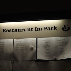 Restaurant IM Park - Menu August 2017