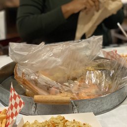 Single #1 Snow crab legs Shrimp Potato Sausage Corn Crab fried rice French fries Single #1 Snow crab legs Shrimp Potato Sausage Corn Crab fried rice French fries