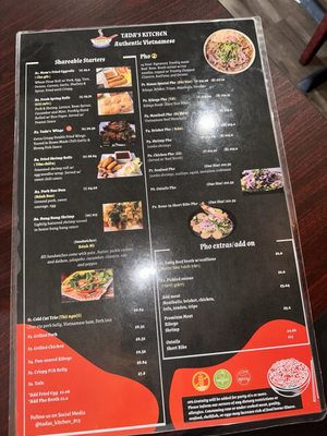 Menu photo 8 Tada’s Kitchen Brandon, FL