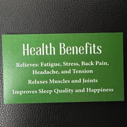 So many health benefits!