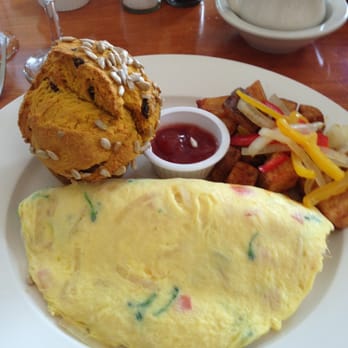 Sarabeth's Key West - Pumpkin muffin was delicious! Potatoes will set you back another $1.50. - American Near Me - Key West, Florida Sarabeth's Key West - Pumpkin muffin was delicious! Potatoes will set you back another $1.50. - American Near Me - Key West, Florida