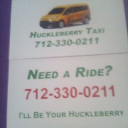 Huckleberry Taxi - 712-330-0211
Taxi service