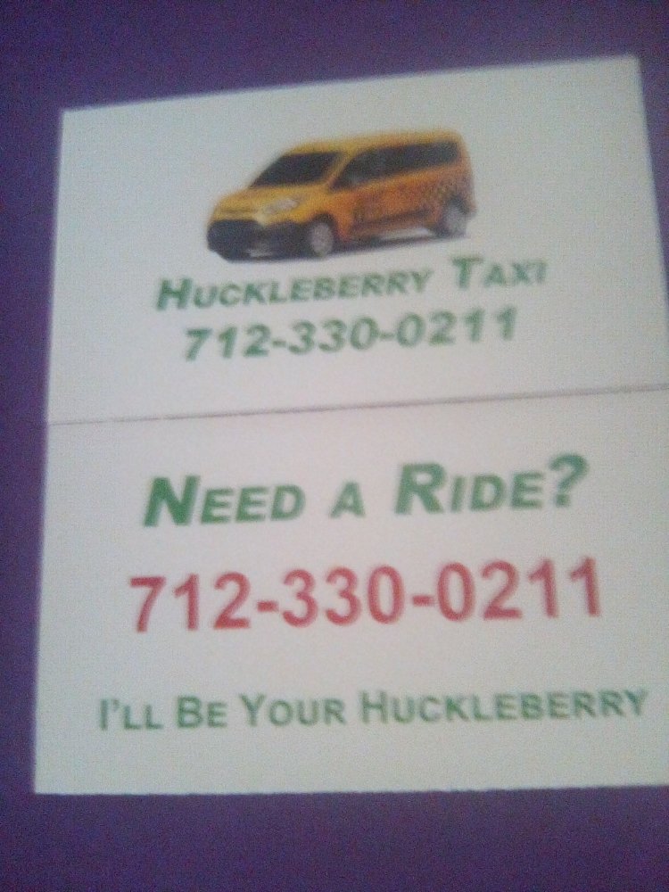 HUCKLEBERRY TAXI Royal, Iowa Taxis Phone Number Yelp