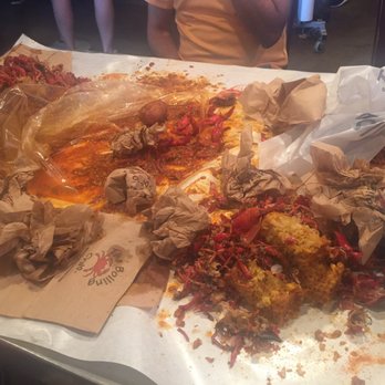 The Boiling Crab - The aftermath !!!! - Cajun/Creole Near Me - Dallas, Texas The Boiling Crab - The aftermath !!!! - Cajun/Creole Near Me - Dallas, Texas