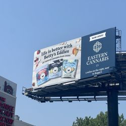 Eastern Cannabis Company - Check out one of our latest billboards featuring Betty's Eddies Chews!