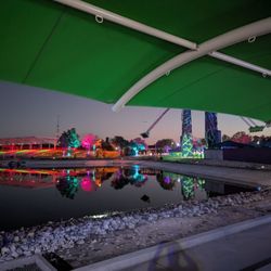 SeaWorld San Antonio - Tidal Surge as seen at night