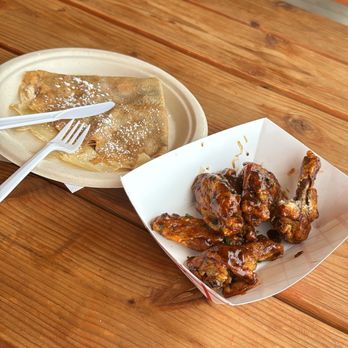 On A Wing & A Crepe - Jerk wings and strawberry Nutella crepe - Food Trucks Near Me - Bend, Oregon On A Wing & A Crepe - Jerk wings and strawberry Nutella crepe - Food Trucks Near Me - Bend, Oregon