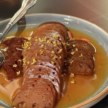 Imperial Treasure - Sweet Lotus root sticky rice, osmanthus - Chinese Near Me - Palo Alto, California