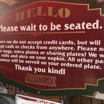 Lamberts Cafe - Cash only - American Near Me - Sikeston, Missouri Lamberts Cafe - Cash only - American Near Me - Sikeston, Missouri