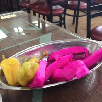 The Nile Restaurant - Salted pickled rutabagas - Middle Eastern Near Me - Bridgeview, Illinois