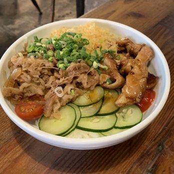 Marugame Udon - Combo Rice Bowl Teri Chicken / Beef - Japanese Near Me - Honolulu, Hawaii Marugame Udon - Combo Rice Bowl Teri Chicken / Beef - Japanese Near Me - Honolulu, Hawaii