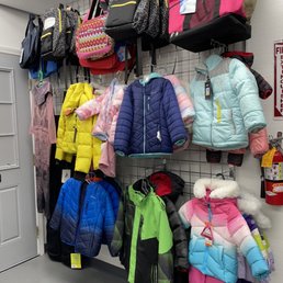 Kid's jackets and backpacks
