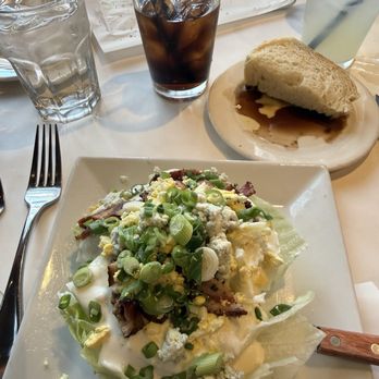 Zesta Cucina - Wedge salad was delicious! Usually just lettuce and to my surprise there was egg too and blue cheese dressing was delicious. - Italian Near Me - Yakima, Washington