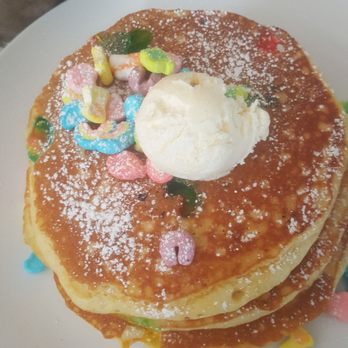 Milkweed - Lucky charm pancake stack - New American Near Me - Boston, Massachusetts Milkweed - Lucky charm pancake stack - New American Near Me - Boston, Massachusetts