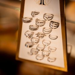 Clovis Ink Tattoo - A closer look at our body jewelry display. Ask our piercing team about sizing and available options.
