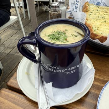 Sam's Anchor Cafe - Clam Chowder - Seafood Near Me - Tiburon, California