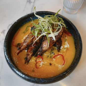 Lê Madeline - Sup bi do tom nuong (grilled shrimp) - Vietnamese Near Me - Quincy, Massachusetts