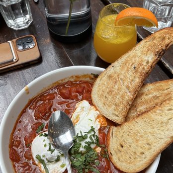Blu Jam Cafe - shakshuka Mimosa - Breakfast & Brunch Near Me - Los Angeles, California Blu Jam Cafe - shakshuka Mimosa - Breakfast & Brunch Near Me - Los Angeles, California