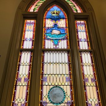 Congregation Mickve Israel - Stained glass. - Synagogues Near Me - Savannah, Georgia