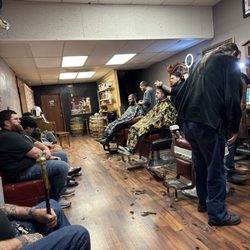 Frasier's Barbershop - Checking in at Frasier's! They were kind enough to fit me in the day prior to Thanksgiving! Thank you!!