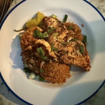 Rex House Kitchen & Courtyard - Blackened Chicken & Creole Jambalaya - Cajun/Creole Near Me - New Orleans, Louisiana