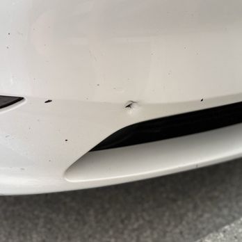 No.1 Collision - Before. Damage to bumper. - Body Shops Near Me - Costa Mesa, California No.1 Collision - Before. Damage to bumper. - Body Shops Near Me - Costa Mesa, California