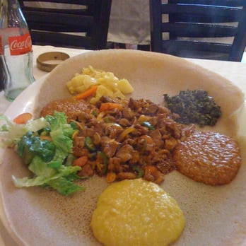 Kaffa Crossing - veggie platter w/ lamb - Ethiopian Near Me - Philadelphia, Pennsylvania Kaffa Crossing - veggie platter w/ lamb - Ethiopian Near Me - Philadelphia, Pennsylvania