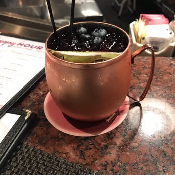 Pappadeaux Seafood Kitchen - Blueberry mule - Seafood Near Me - Beaumont, Texas Pappadeaux Seafood Kitchen - Blueberry mule - Seafood Near Me - Beaumont, Texas