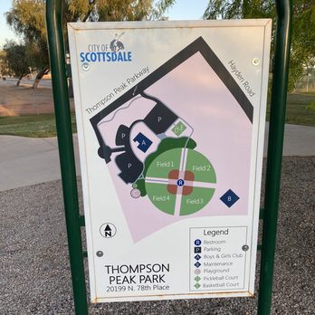 Thompson Peak Park - It was nice to be outside. There were just a couple of people in the distance so I could exercise. - Parks Near Me - Scottsdale, Arizona