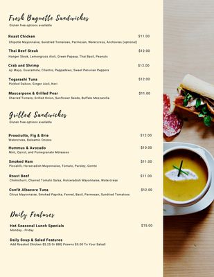 Menu photo 5 The Dirty Apron Delicatessen Vancouver, BC Menu photo 5 The Dirty Apron Delicatessen Vancouver, BC
