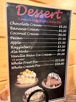 Menu photo 2 Houston's Trails End Restaurant Kanab, UT