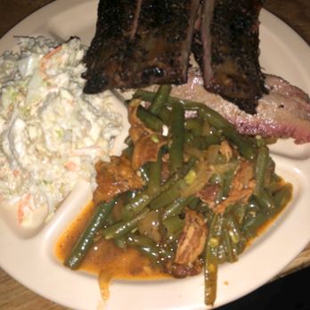 Goode Company Barbeque - Beef Brisket, Ribs, Coleslaw & green beans. - Barbeque Near Me - Houston, Texas Goode Company Barbeque - Beef Brisket, Ribs, Coleslaw & green beans. - Barbeque Near Me - Houston, Texas