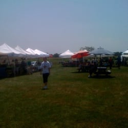 Aquidneck Growers Farmers Market - Part of the Farmers Market.. sorry for the extremely bright picture, it was really sunny out!