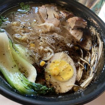 Capital Seafood & Noodle Bar - Tonkatsu ramen-lack Unami flavor - Seafood Near Me - Smithfield, North Carolina