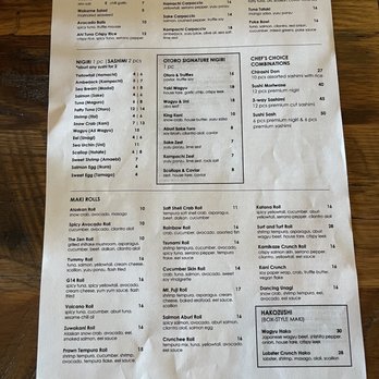 Otoro - Food Menu 2 of 2 (Sushi Side) - Sushi Bars Near Me - Plantation, Florida Otoro - Food Menu 2 of 2 (Sushi Side) - Sushi Bars Near Me - Plantation, Florida