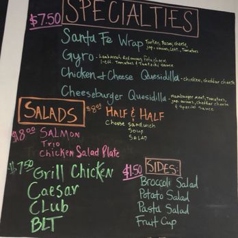 Deli On 5th - specials on a blackboard - Delis Near Me - Meridian, Mississippi