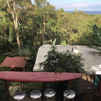Samatahiti - The surf deck where we had breakfast every morning - Yoga Near Me - Rincón, Puerto Rico