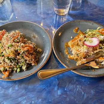 Casa Azul - Quinoa salad and vegetable enchiladas - Mexican Near Me - Brooklyn, New York